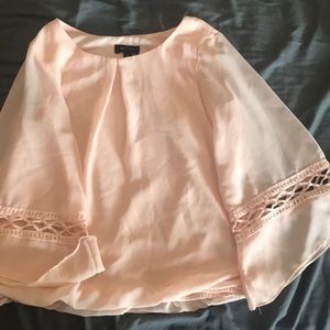 Light pink light weight blouse